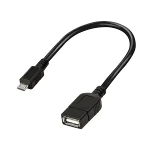 Adapter micro USB (m) => USB (ž) OTG 20cm Logilink (AA0035) EOLS-P