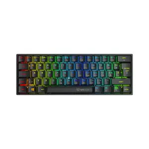 Gaming Tipkovnica Žična USB-A UVI PRIDE Nano 60% SLO | SLO gravura črna RGB (UVIPRIDENANO)