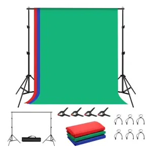 Prenosni foto studio Puluz - stojalo 2x 2,00m + RGB foto ozadje (PKT5204)