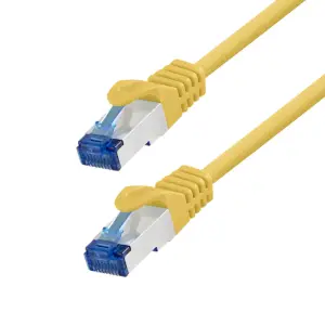 KABEL PATCH SFTP Cat 6A 0,50m RJ45 10Gbit LogiLink Ultraflex rumen (C6A027S)