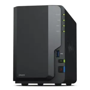 NAS ohišje Synology DS-223 (2GB, Realtek RTD1619B) All-In-One server 2x 3.5" SATA
