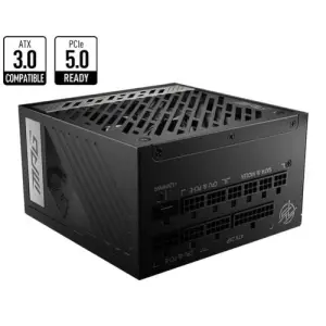 Napajalnik - 850W MSI A850G PCIe5 MPG 80Plus Gold 80+ ATX 3.0 Modular 135mm črna (306-7ZP7B11-CE0)