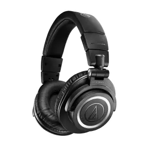 Slušalke brezžične Audio-Technica naglavne BT ATH-M50xBT2 črna (ATH-M50xBT2)
