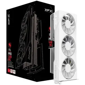 Grafična kartica AMD RX9060 XT XFX Swift OC Edition Bela - 16GB GDDR6  | 1xHDMI 2.1 2xDisplayport 2.1 (RX-96TS316W7)