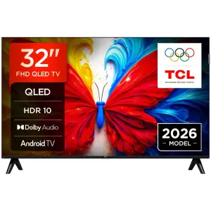 TV sprejemnik TCL 32,0" 81,3 cm 32S5L 1920x1080 QLED Android TV 2xHDMI USB BT WiFi  HDR10