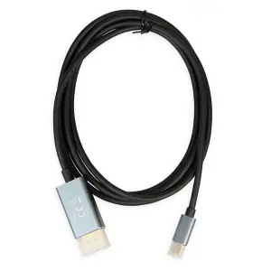 Kabel USB-C => DisplayPort 1.2 1,80m UHD 4K@60HZ črn iBOX (ITVCDP4K)