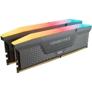 DDR5 32GB 6000MHz CL36 KIT (2x16GB) Corsair RGB Vengeance EXPO 1,35V siva (CMG32GX5M2E6000Z36)