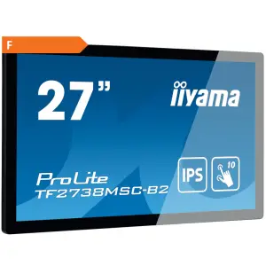 Monitor touch Iiyama 68,6 cm (27,0") TF2738MSC-B2 1920x1080 Open Frame IPS 5ms DVI HDMI DisplayPort USB Zvočniki 2x3W  6H ProLite interaktivni monitor