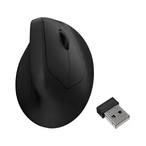 Miš brezžična, bluetooth, USB ergonomska Keychron M5 30000DPI vertikalna črna (M5-A23)