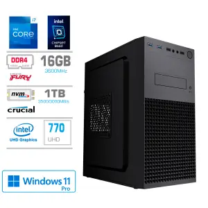 Računalnik MEGA MT S4 i7-13700/Intel 770/16GB/1TB-4.0/450W/Win11Pro
