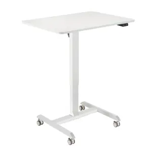 Dvižna miza Logilink električna 740-1140mm bela na kolesih (EO0050W)