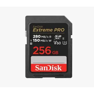 Spominska kartica SDXC 256GB Sandisk Extreme Pro 280MB/s/150MB/s U3 V60 UHS-II (SDSDXEP-256G-GN4IN)