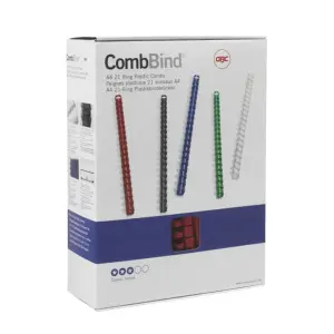 Spirale GBC Spirale pvc 16 mm bele 100 kos