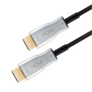 Kabel HDMI(m)=>HDMI(m) v2.0 20,00m UHD 4K/60Hz AOC optični hibridni pozlačeni kontakti črn Goobay (59806)