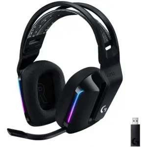 Slušalke gaming Logitech brezžične G733 Lightspeed 2,4Hz - črne (981-000864)