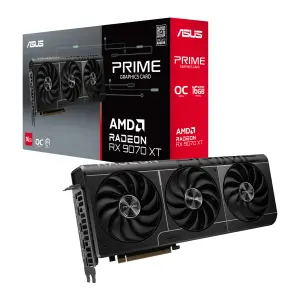 Grafična kartica AMD RX9070 XT Asus Prime OC Edition - 16GB GDDR6  | 1xHDMI 2.1a 3xDisplayport 1.4a (90YV0L71-M0NA00)