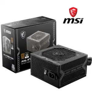 Napajalnik - 750W MSI MAG A750BN 80Plus Bronze 80% ATX 3.1 (Gen5) Non modular 120mm črna (306-7ZP2C11-CE0)