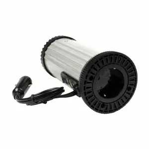 Razsmernik 12=>230V 150W 220V 2xUSB  Gembird EG-PWC150-01