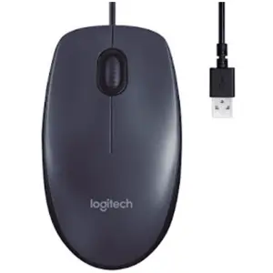 Miš Logitech USB M100 črna 1000DPI (910-006652) 