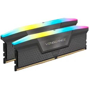 DDR5 32GB 6000MHz CL36 KIT (2x16GB) Corsair RGB Vengeance XMP3.0 EXPO 1,35V Gaming siva (CMH32GX5M2F6000Z36)