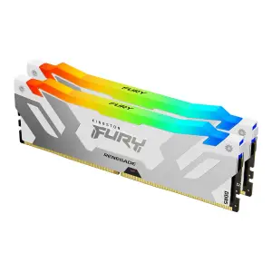 DDR5 64GB 6400MHz CL32 KIT (2x32GB) Kingston RGB Fury Renegade XMP3.0 1,4V PC srebrna (KF564C32RWAK2-64)