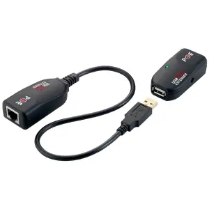 Kabel USB podaljševalec RJ45 Cat 5 - do 50m LogiLink (UA0207)