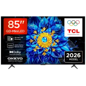TV sprejemnik TCL 85,0" 215,9 cm 85P8L 3840x2160 QD Mini LED Google TV 4xHDMI USB BT WiFi Airplay2 Miracast  HDR10+