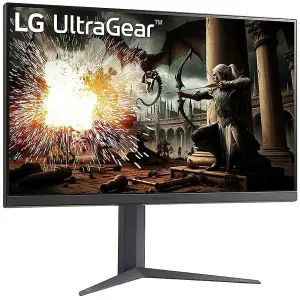 Monitor LG 80 cm (31,5") 32GS75Q 2560x1440 Gaming 180Hz IPS 1ms 2xHDMI DisplayPort Pivot  sRGB99% FreeSync Premium G-Sync Compatible HDR400 UltraGear