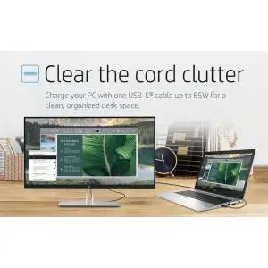 Monitor HP 60,5 cm (23,8") E24u G4 1920x1080 IPS 5ms HDMI DisplayPort USB-C 65W DP-Out 4xUSB3.2 Pivot  3H sRGB99%