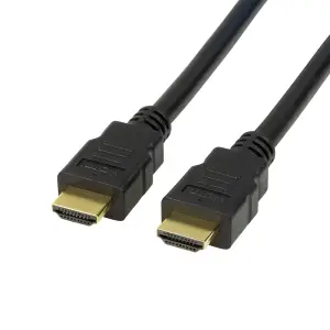 Kabel HDMI(m)=>HDMI(m) v2,1 1,00m 8K/60Hz 4K/120Hz pozlačeni kontakti črn LogiLink (CH0077)