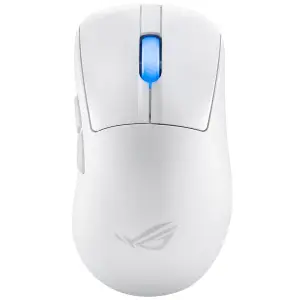 Miš Asus brezžična + Bluetooth USB-C Keris II Ace optična gaming AimPoint 4200DPI bela (90MP03N0-BMUA10)