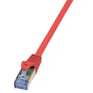 KABEL PATCH SFTP Cat.6A 3,00m RJ45 10Gbit 500MHz LogiLink PrimeLine rdeč (CQ3064S)