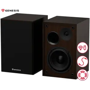 Zvočniki Genesis Arsen 302BT 20W 2.0 (rjava) Bluetooth + 3,5" mm