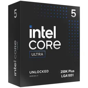 Procesor Intel LGA1851 Ultra 5 250K Plus 18C/18T 3,3GHz/5,3GHz BOX 125W/159W grafika Intel Xe brez hladilnika