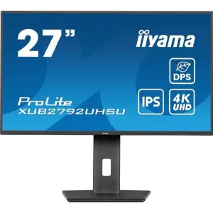 Monitor Iiyama 68,6 cm (27,0") XUB2792UHSU-B6 3840x2160 IPS 4ms HDMI DisplayPort 15W 3xUSB3.2 USB-C-Out Pivot Zvočniki  sRGB100% ProLite RGB