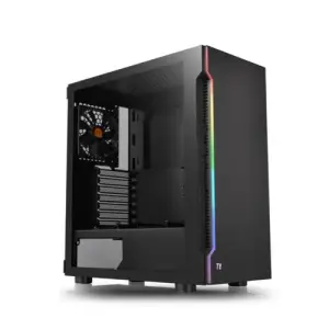 Ohišje Thermaltake  H200 TG MidiATX - črna RGB
