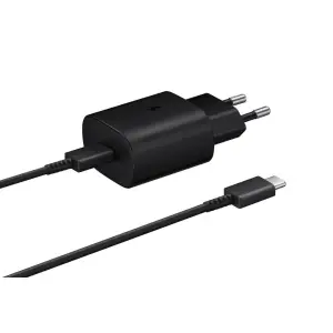 Hišni polnilec Samsung 25W EP-TA800 220V => USB-C + kabel USB-C 1m črn (EP-TA800XBEGWW)