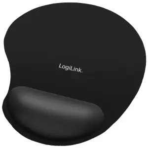 Podloga za miško z gelom ergonomska LogiLink MousePad črna (ID0027)