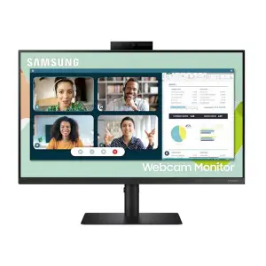 Monitor Samsung 59,7 cm (23,5") S24A400VEU 1920x1080 75Hz IPS 5ms VGA HDMI DisplayPort 3xUSB3.0 Pivot Kamera Zvočniki  FreeSync
