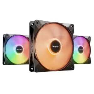 Ventilator be quiet! Light Wings LX High Speed 120mm črna RGB (3 pack)