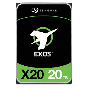 Trdi disk 3,5" 20TB SATA3 Seagate Exos X20 6Gb/s 7200rpm 256MB primerno za NAS TOVARNIŠKO OBNOVLJEN (ST20000NM007D-FR)