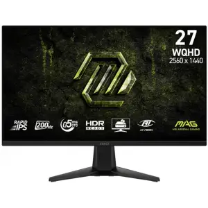 Monitor MSI 68,6 cm (27,0") 275QF E20 2560x1440 Gaming 200Hz Rapid-IPS 0,5ms 2xHDMI DisplayPort  DCI-P3-90% FreeSync Premium G-Sync Compatible HDR MAG