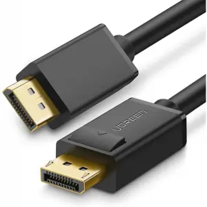 Kabel DisplayPort(m)=>DisplayPort(m) 5,00m 4K/60Hz pozlačeni konektorji črn Ugreen(10213)
