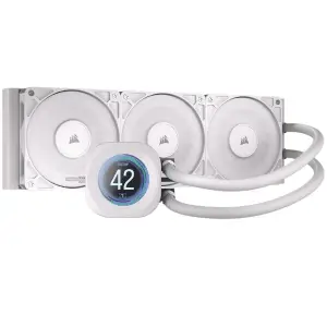 Vodno hlajenje Corsair Nautilus RS LCD - 360mm bela (CW-9061034-WW)