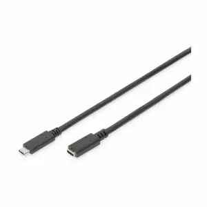 Kabel USB-C => USB-C 3.1 Podaljšek 0,7m 20V/5A (100W) Digitus (AK-300210-007-S)