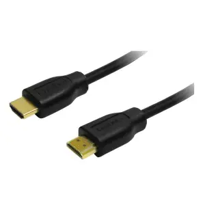 Kabel HDMI(m)=>HDMI(m) v1.4 1,50m pozlačeni kontakti črn LogiLink (CH0036)