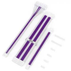 Napajalni kabli (KIT) - Vijolična / Bela - 3x8pin -> 12VHPWR