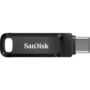Spominski ključek 512GB USB-C Sandisk Dual Drive Go 150MB/s plastičen brez pokrovčka črn (SDDDC3-512G-G46)