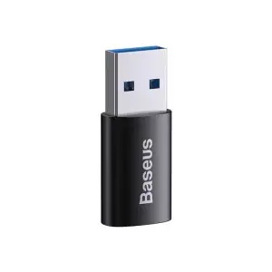 Adapter USB-A (m) => USB-C (ž) Baseus 3.1 Gen2 - črn (ZJJQ000101)