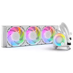 Vodno hlajenje EKWB EK-Nucleus AIO CR360 Lux D - 360mm RGB bela (3831109897850) 